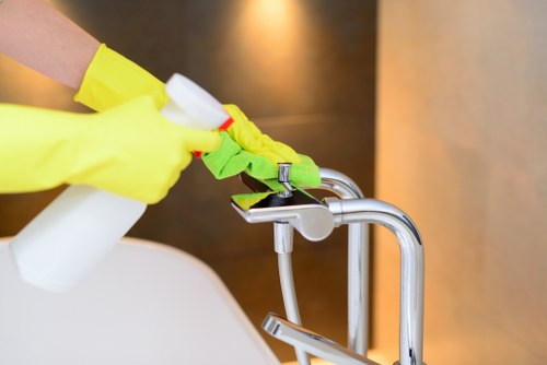 Professional sofa cleaning service for a St John’s Wood living room