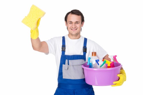 Professional end of tenancy cleaning in a Stjohnswood apartment kitchen
