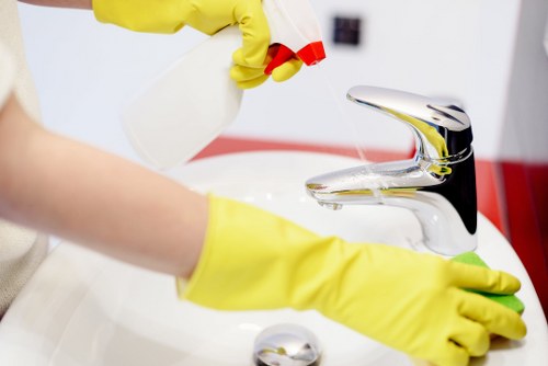 Deep carpet cleaning equipment used in a Stjohnswood home